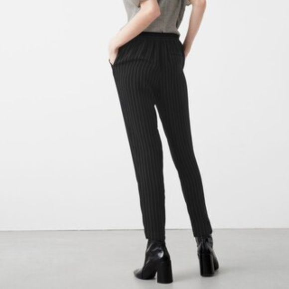 NWT mango suit pantalon frank printed baggy pants - Picture 2 of 4